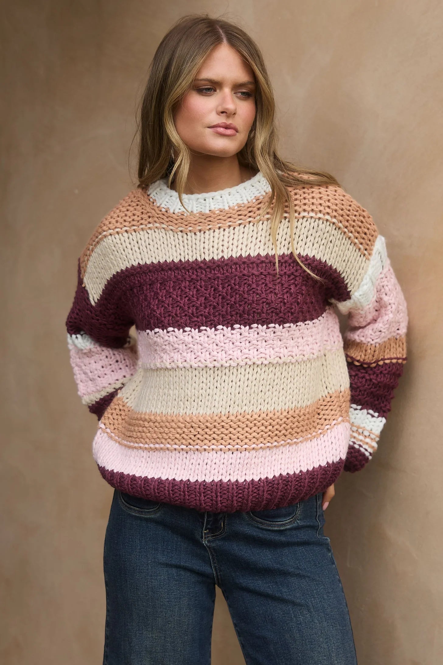Hudson Knit - Berry Multi
