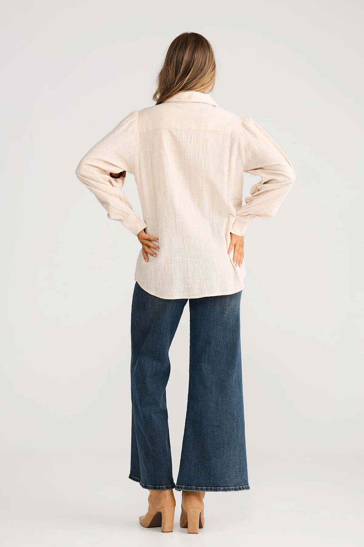 Flower Child Shirt-Cream
