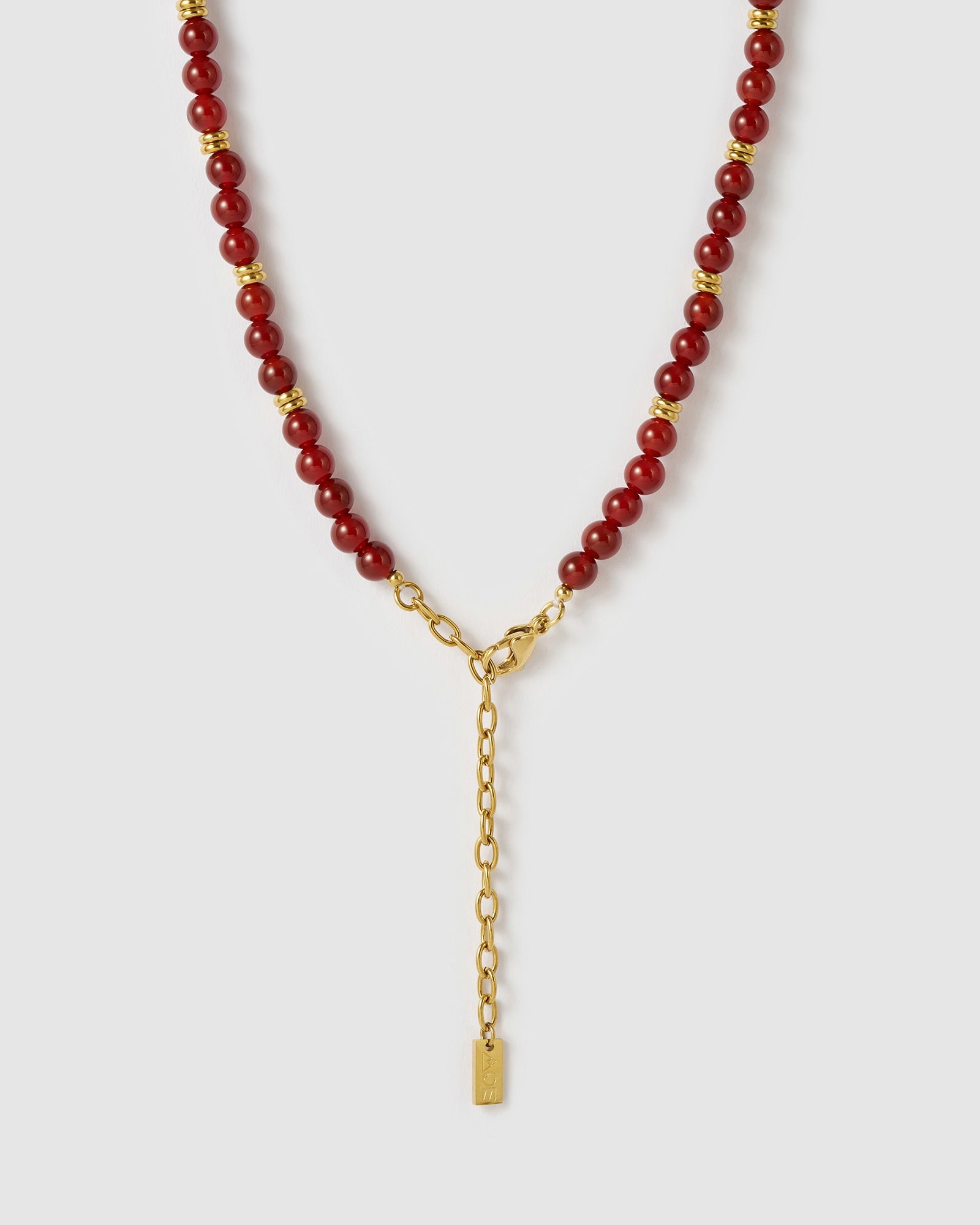 Tallulah Necklace - Red Agate