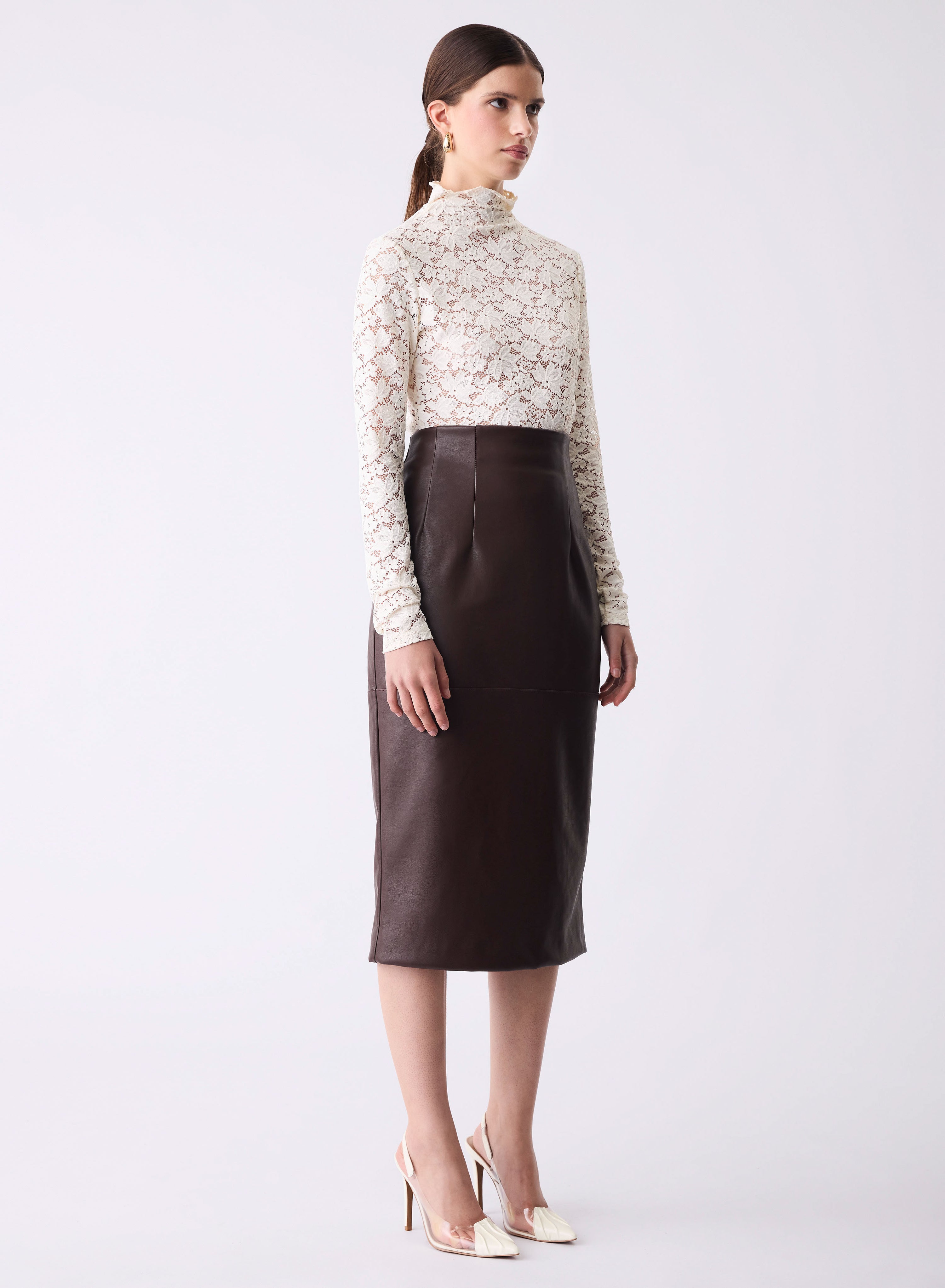 Formation Lace Top - Ivory