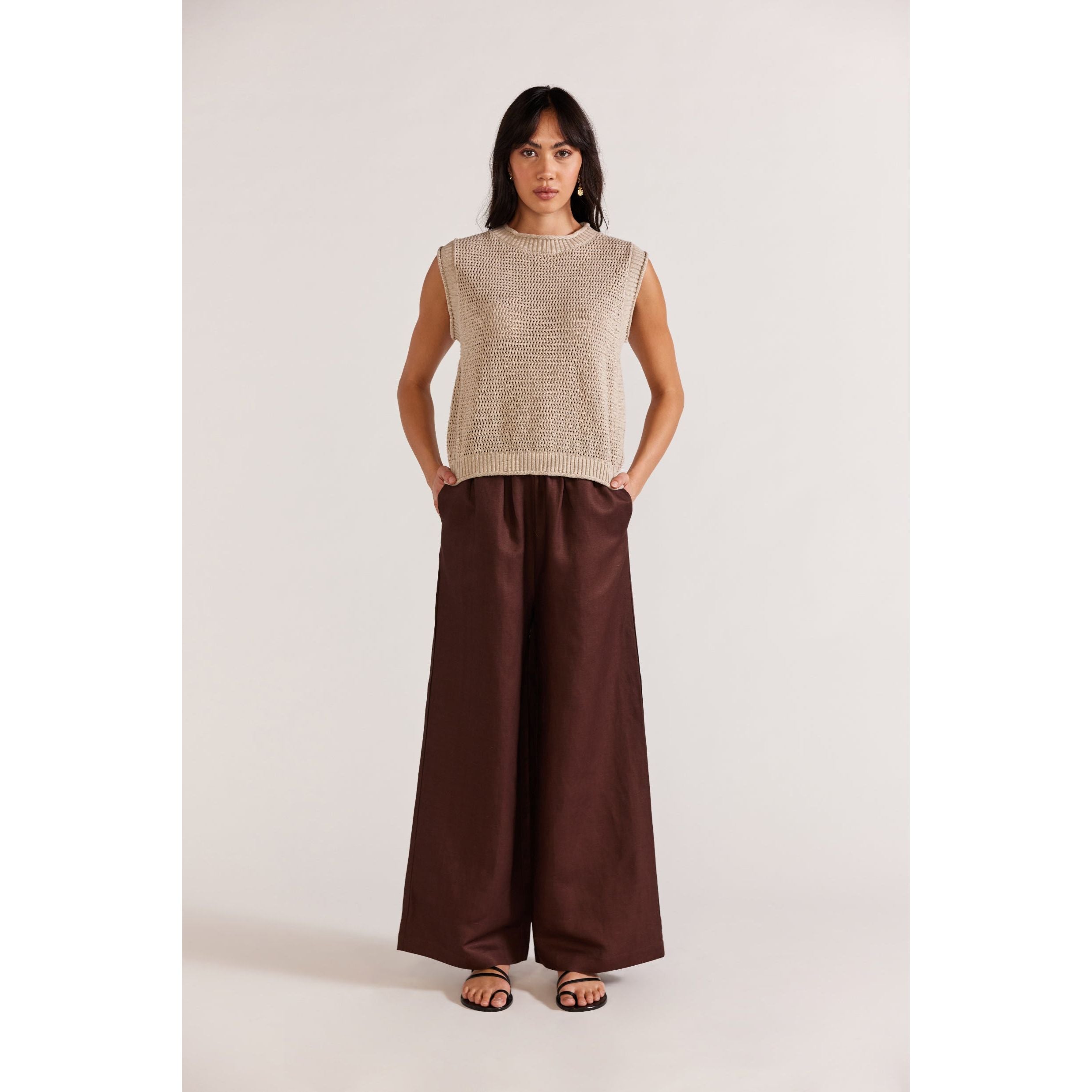 Haven Relaxed Pants- Espresso