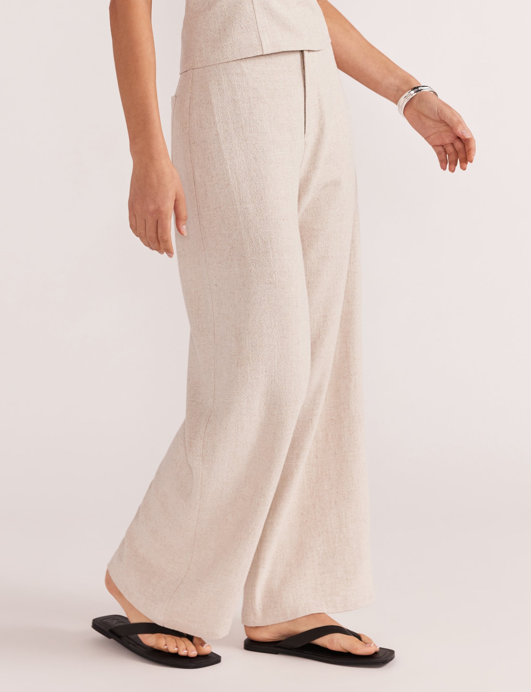 Alba Pants - Natural Marle