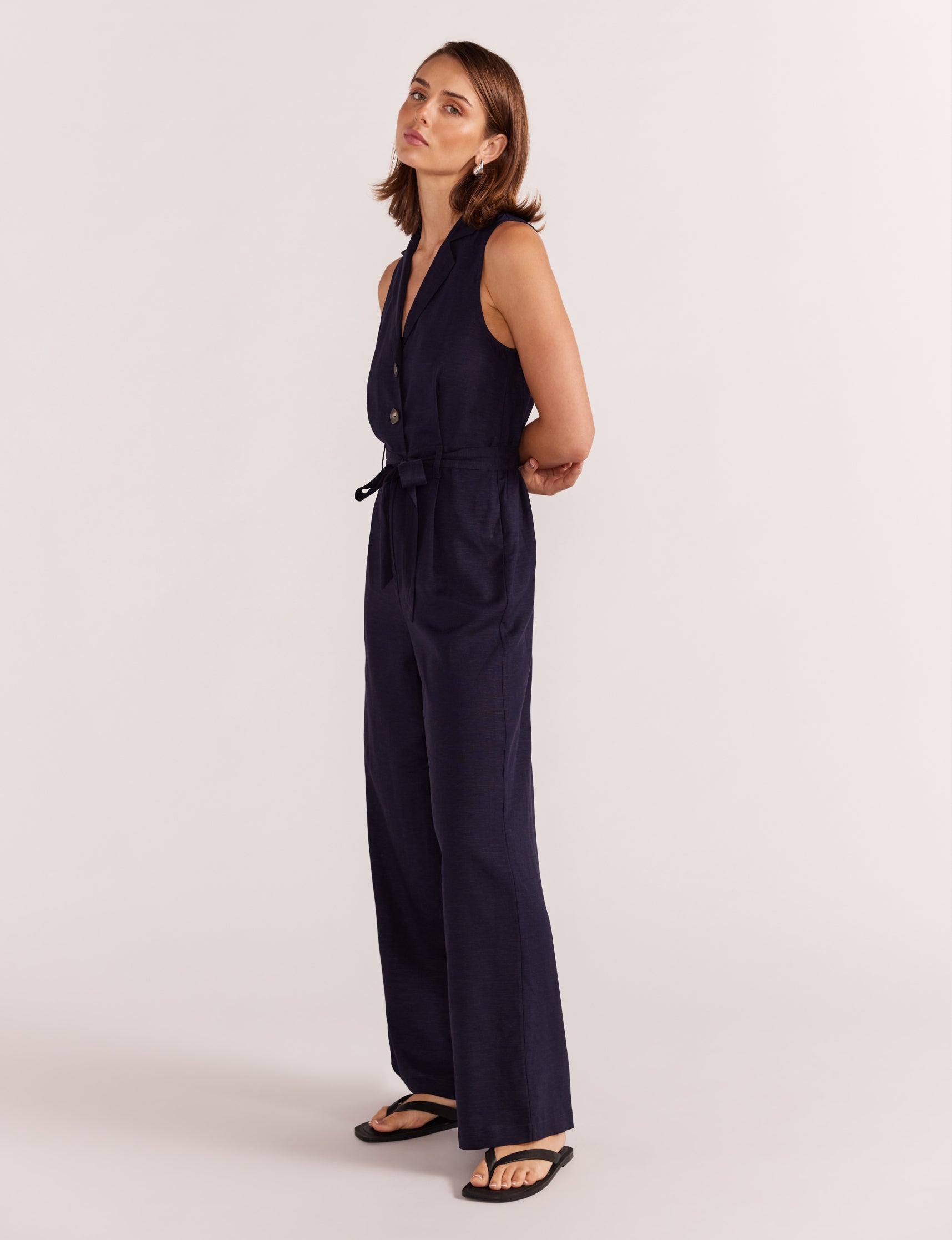 Alora Jumpsuit - Navy