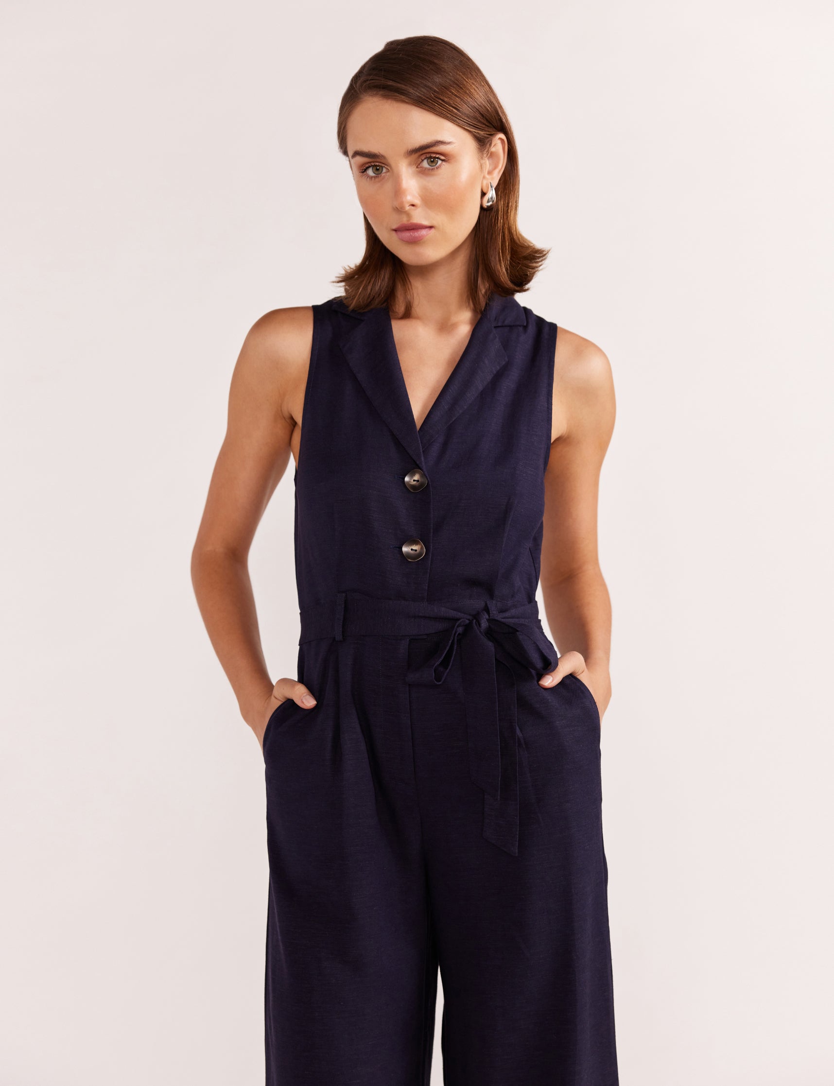 Alora Jumpsuit - Navy