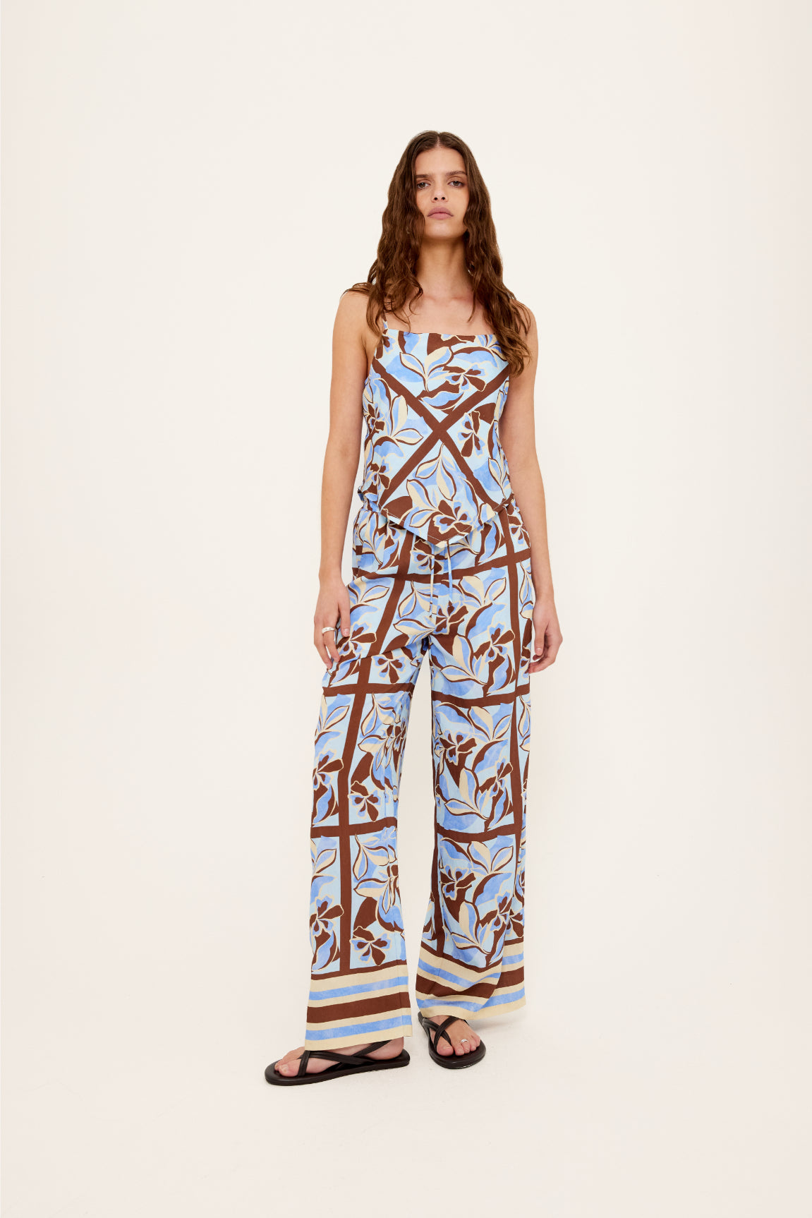 Cielo Drawstring pants - Abstract