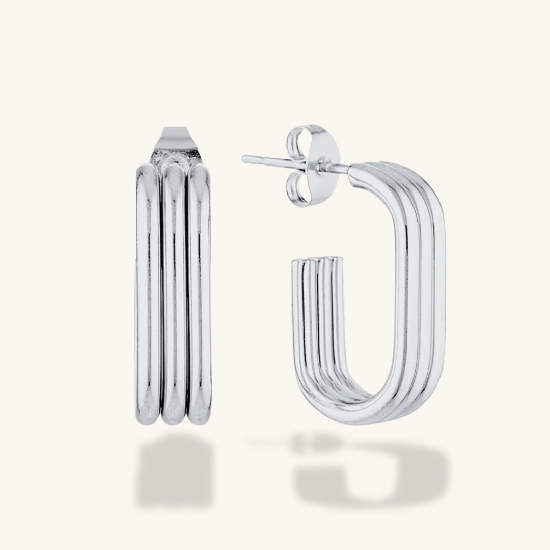 Claudia Earrings - Silver