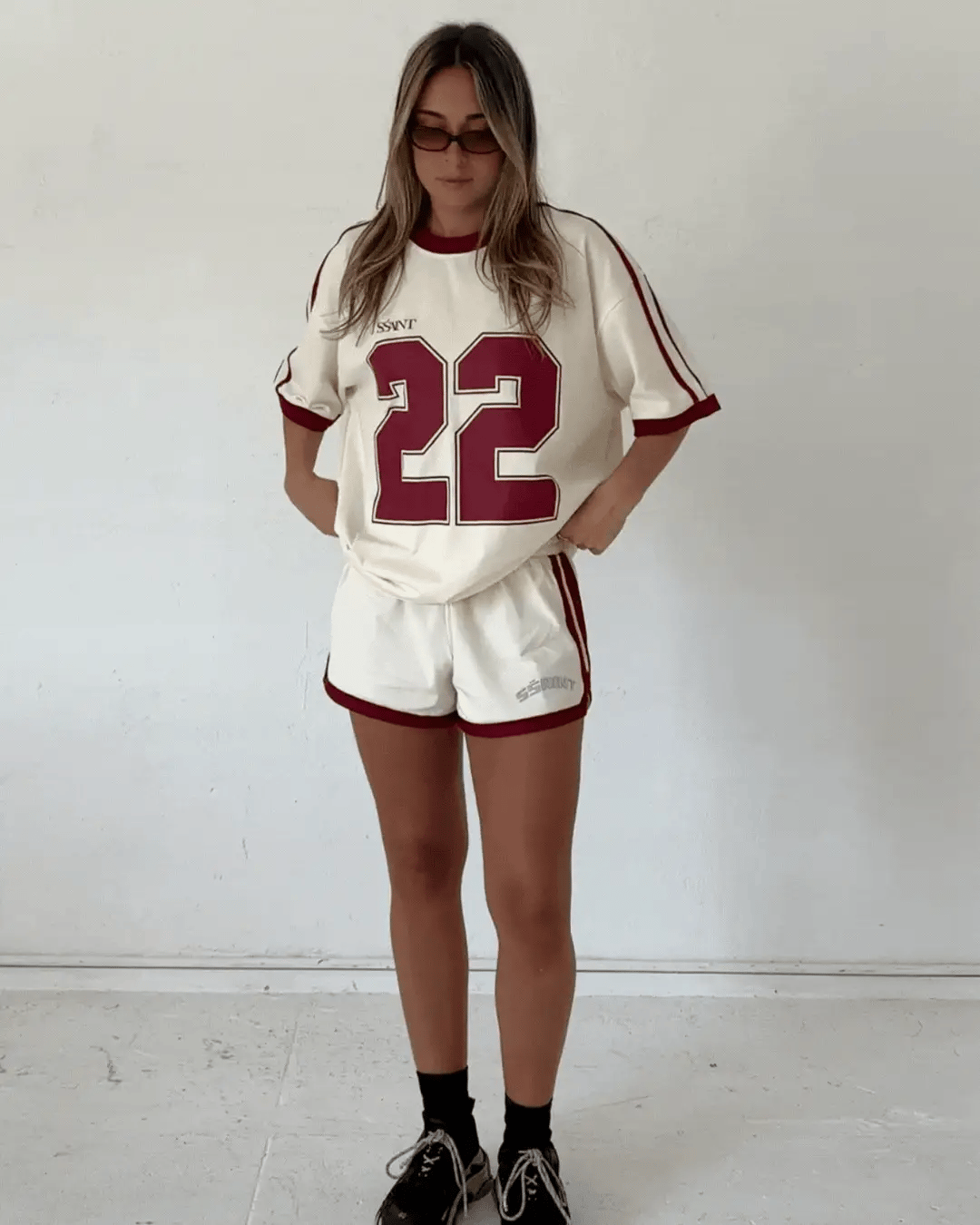 Twenty Two Tee - Cherry