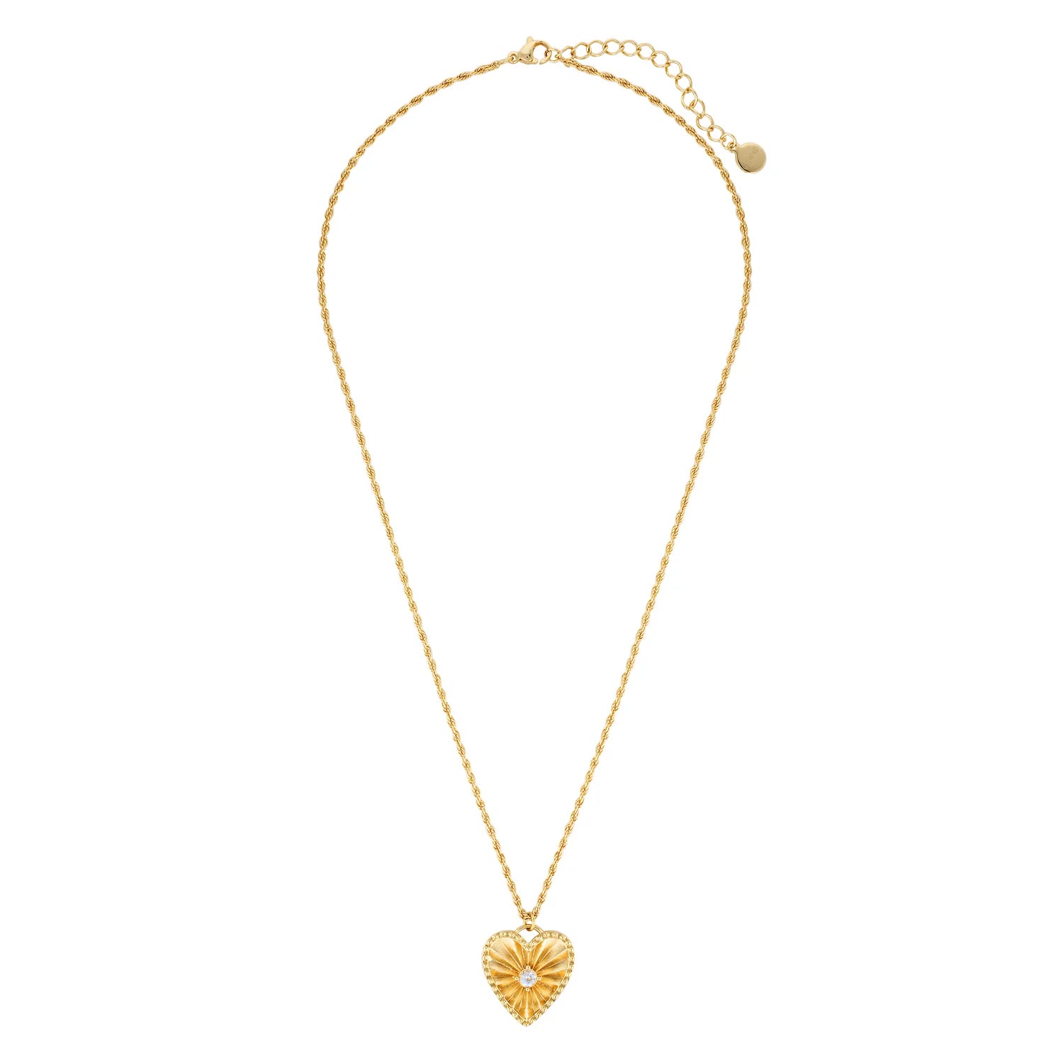 Sophie Heart Necklace -Gold