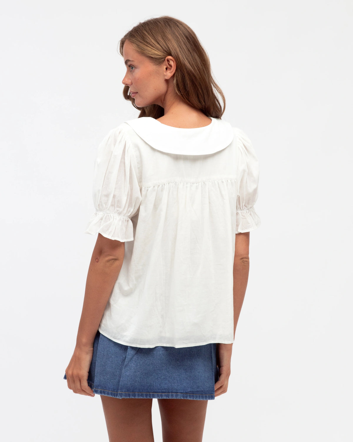 Avery Short Sleeve Shirt - White