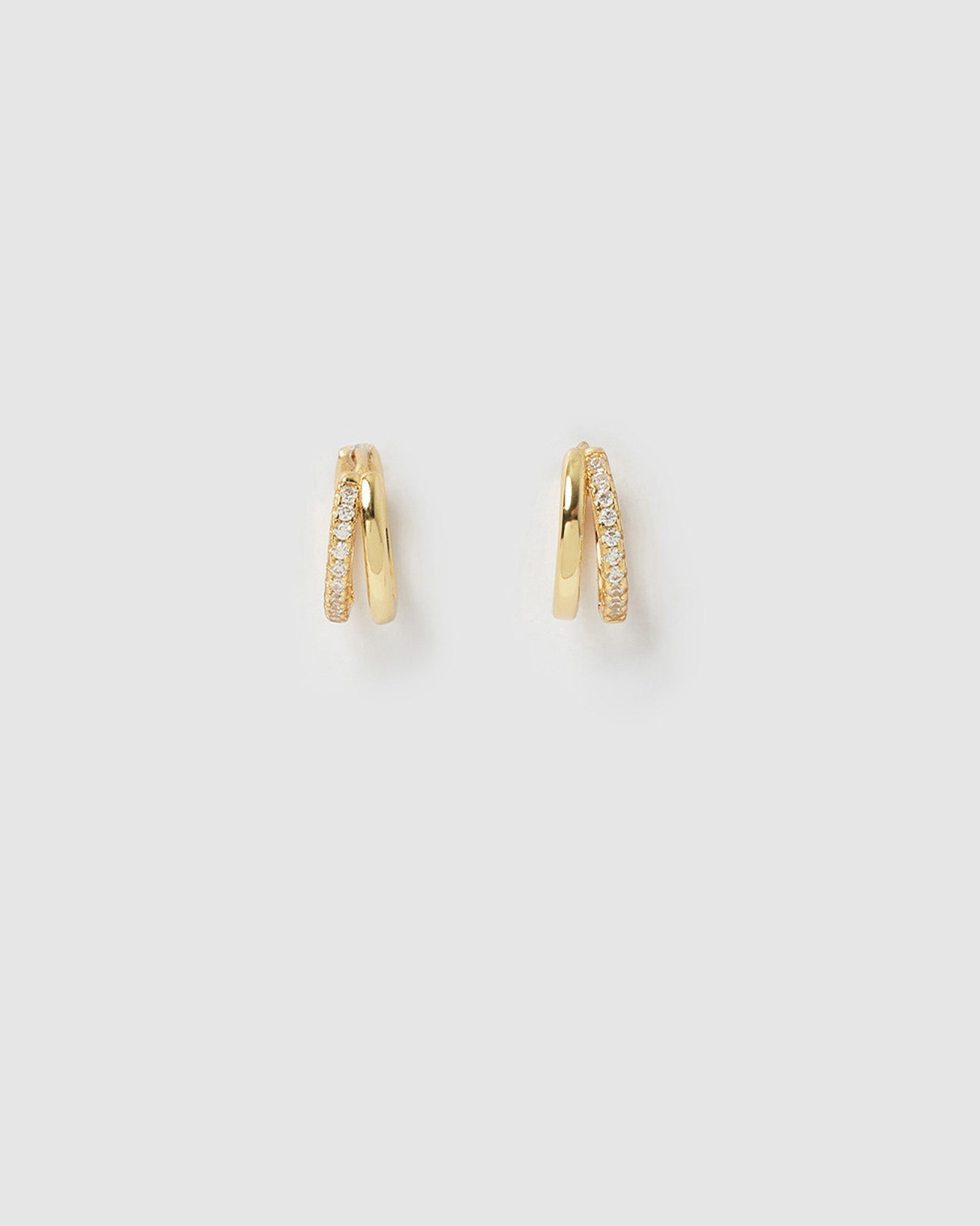 Winnie Gold Huggie Earrings Mini