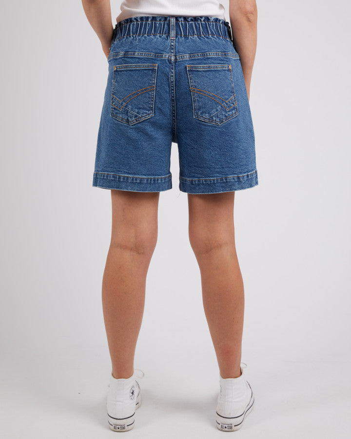 Atlas Denim Short - Dark Blue Wash