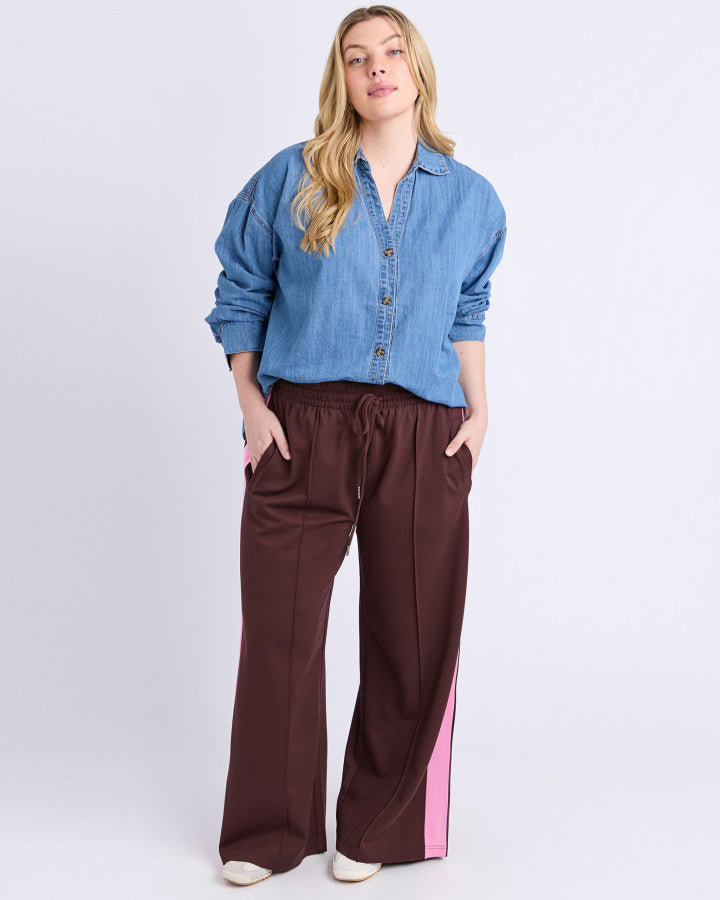 Carmen Pant - Chocolate Stripe