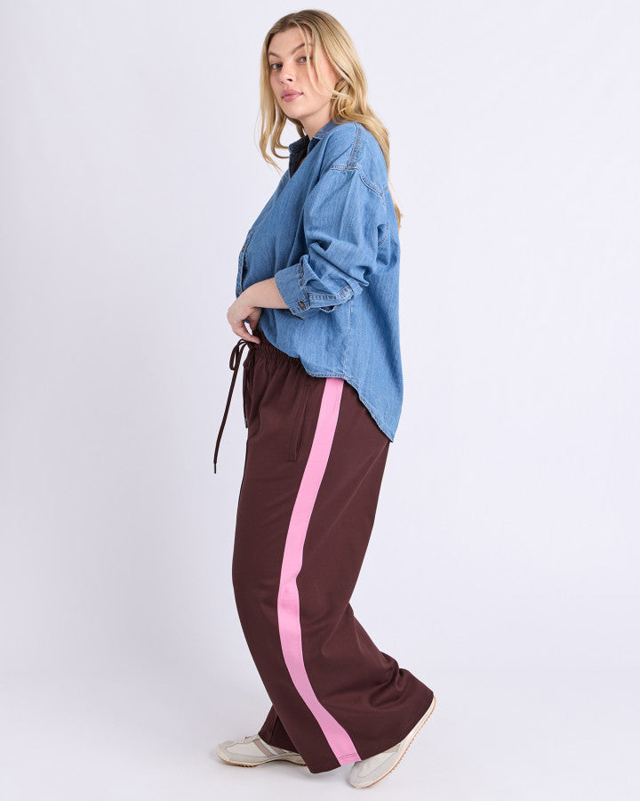 Carmen Pant - Chocolate Stripe
