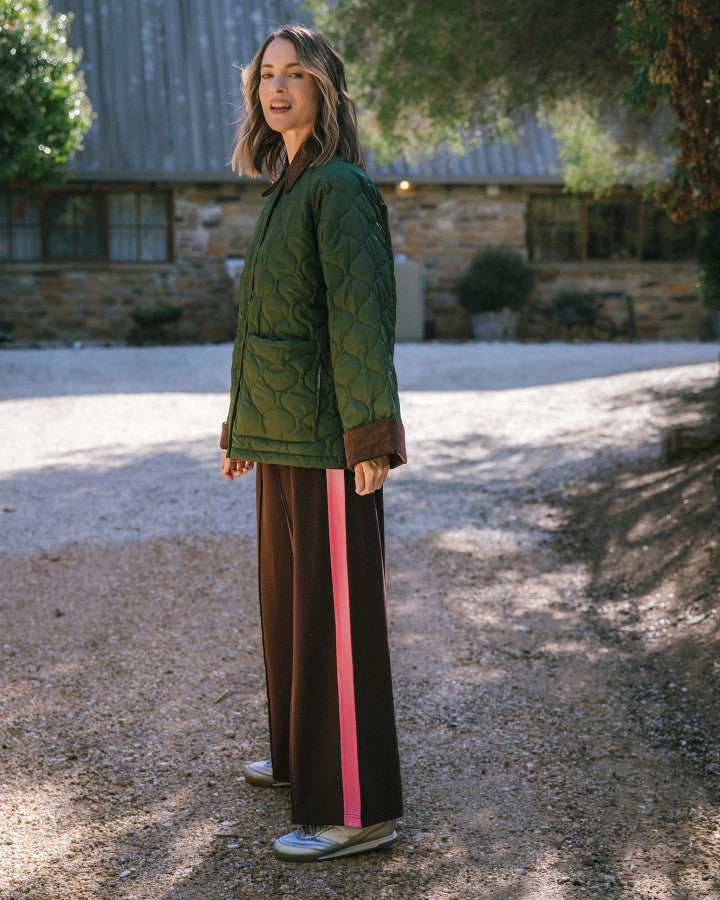 Carmen Pant - Chocolate Stripe