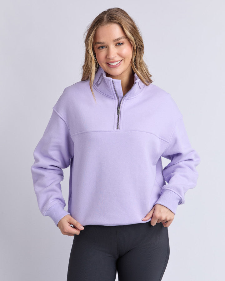 FOXWOOD - College Zip Crew - Lavender - Sorella Store - Sorella Store