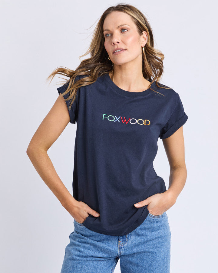 Confetti Tee - Navy