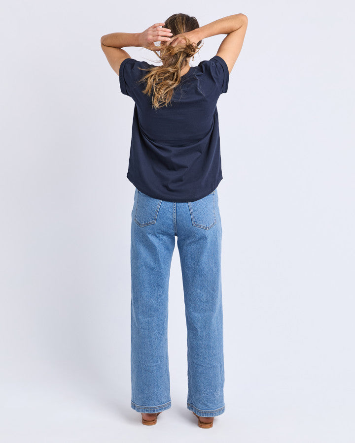 Confetti Tee - Navy