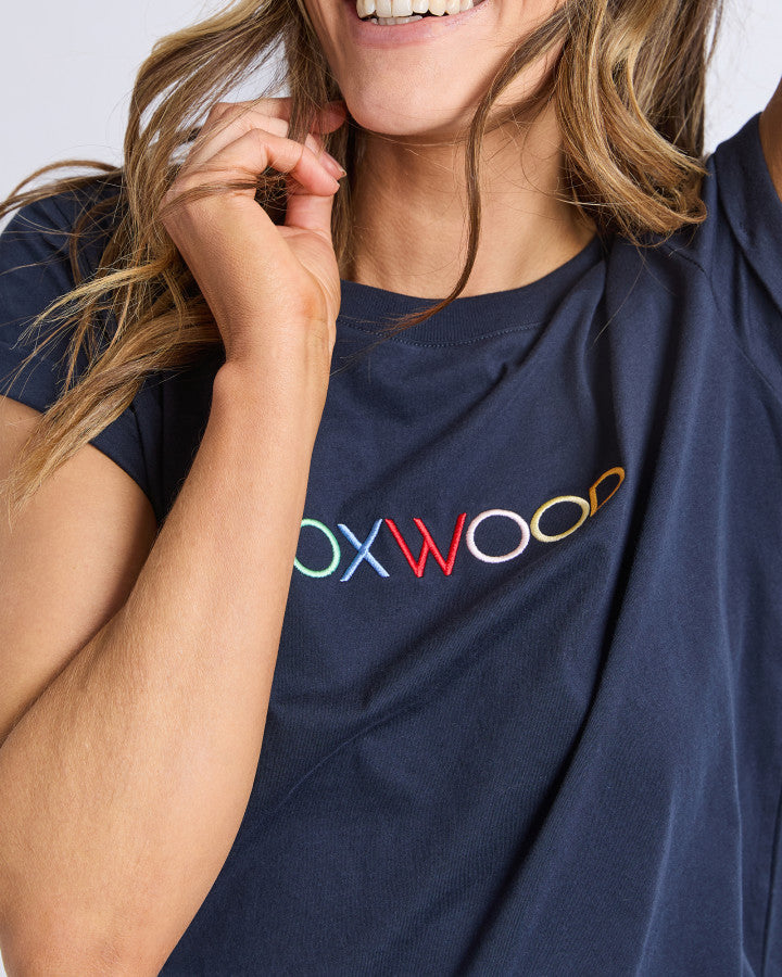 Confetti Tee - Navy
