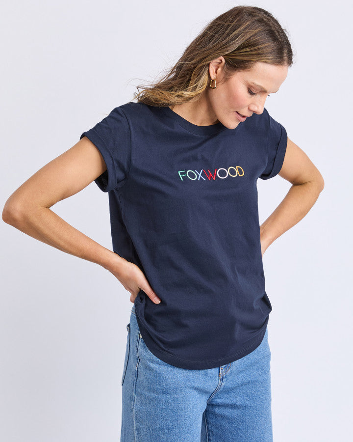 Confetti Tee - Navy