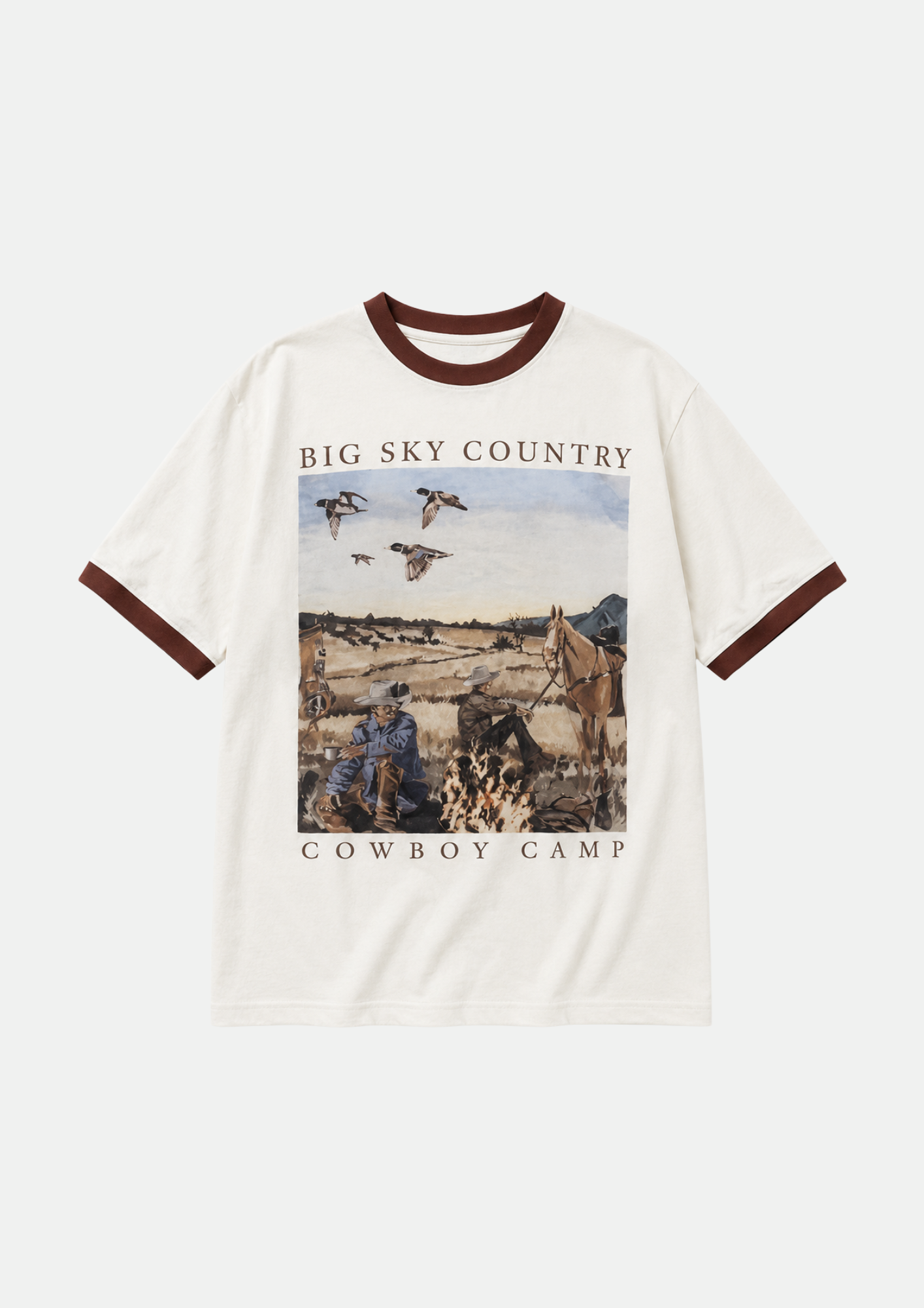 Cowboy Camp Crew Tee by Whitney Spicer, back view