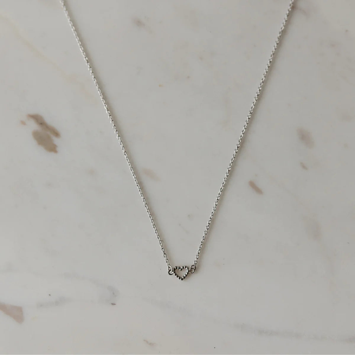 Dotty Love Necklace - Silver