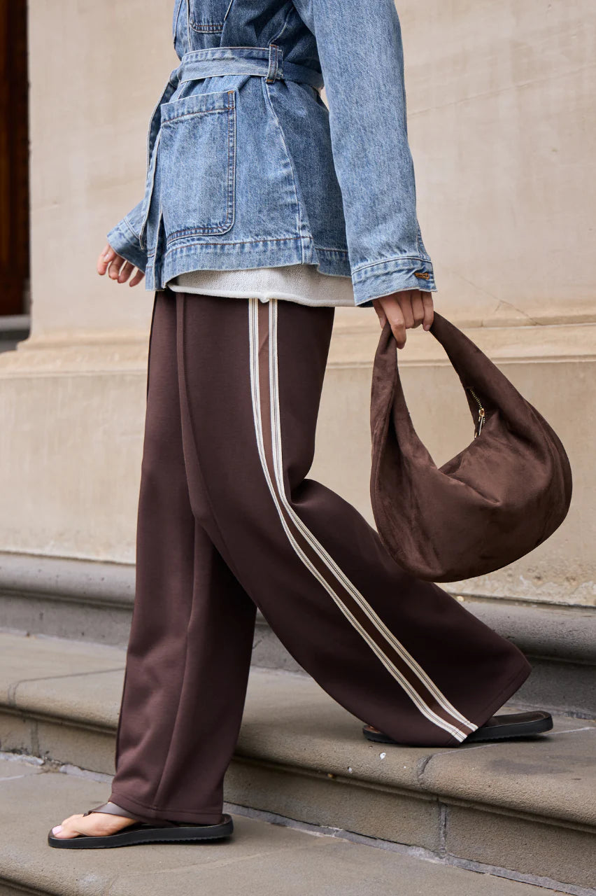 Noah Wide Pant - Luxe Dark Chocolate