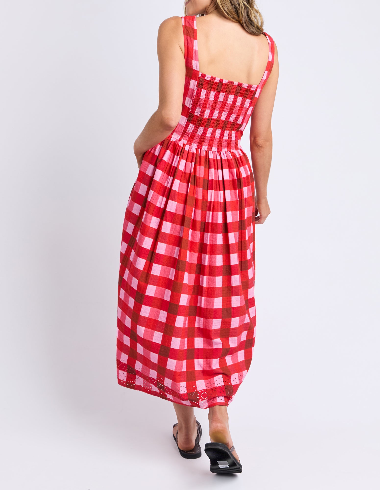 Edin Dress - Poppy Check