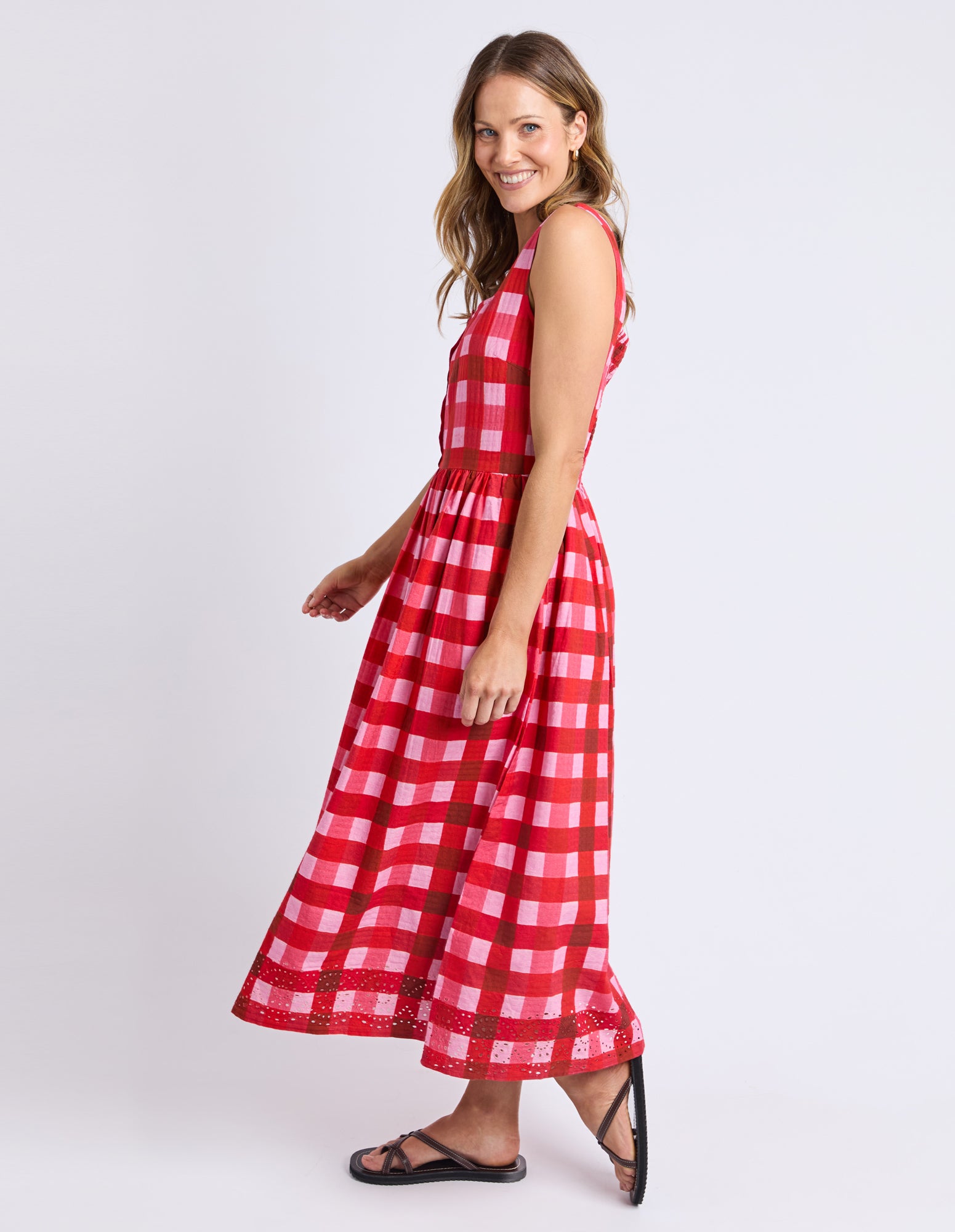 Edin Dress - Poppy Check