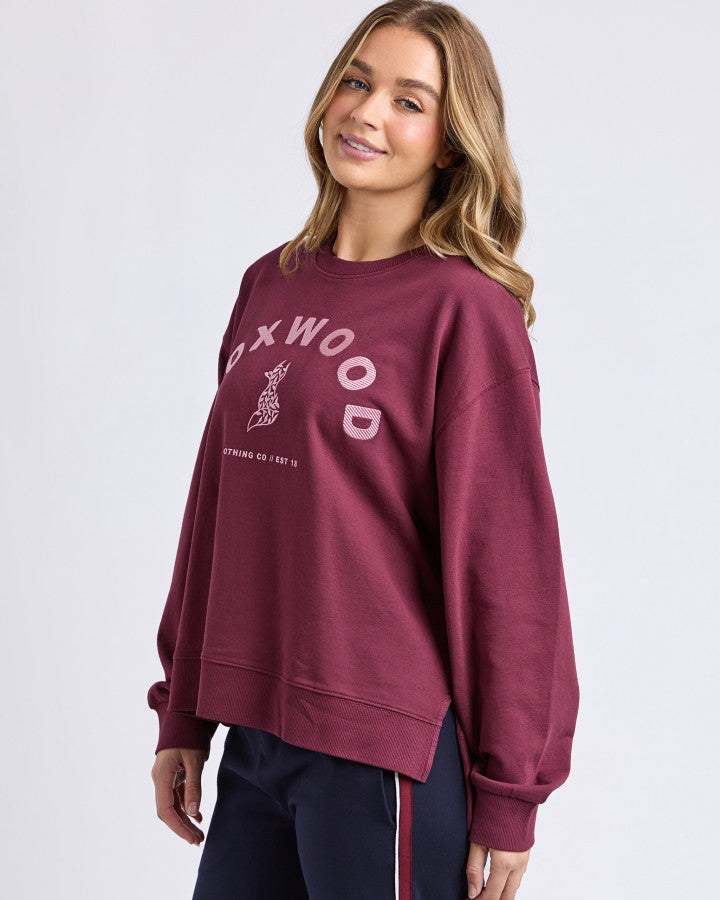 Effortless Contrast Crew - Windsor Wine