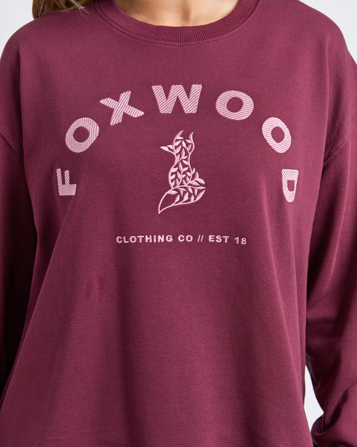 Effortless Contrast Crew - Windsor Wine