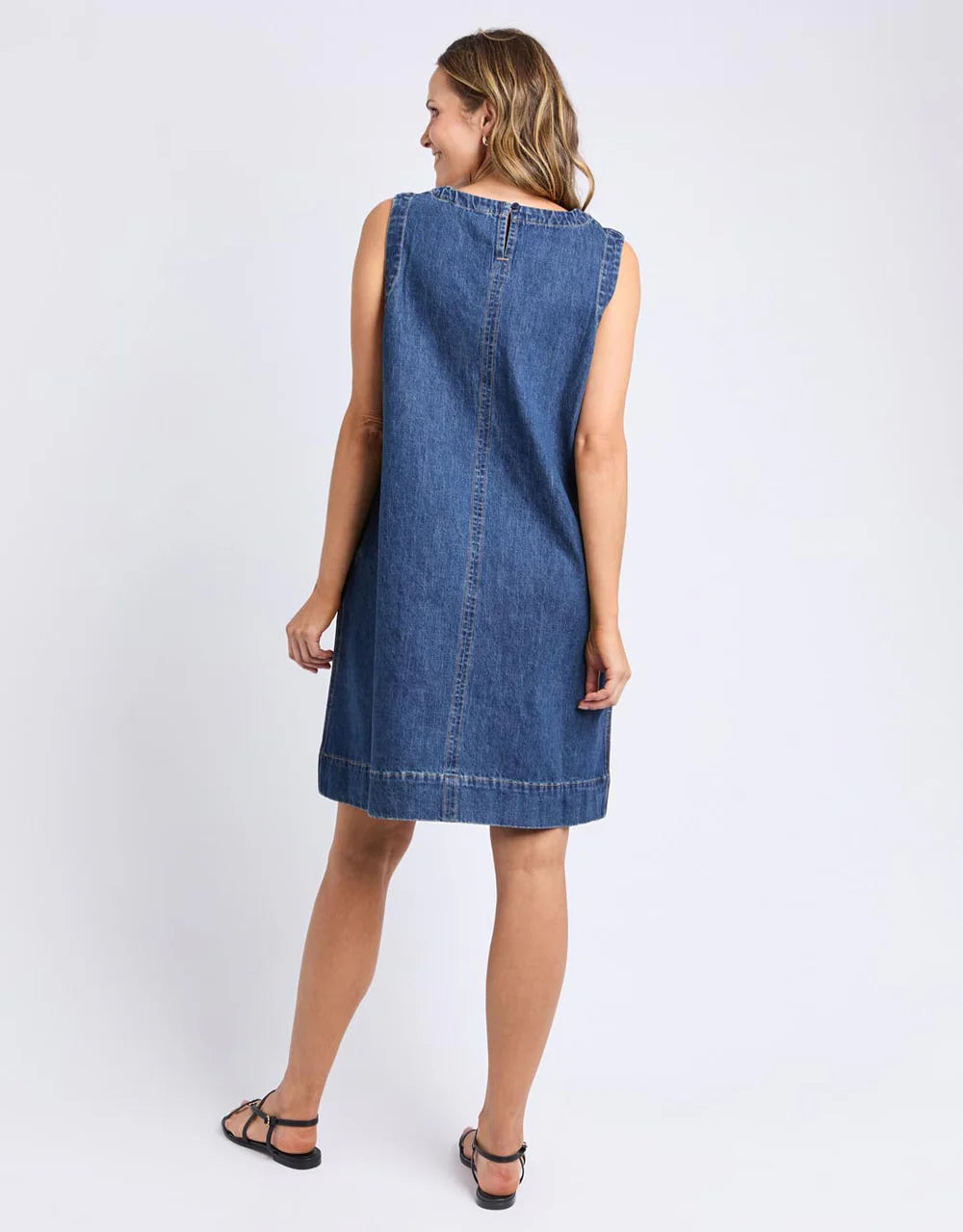 Sonny Denim Dress - Dark Blue