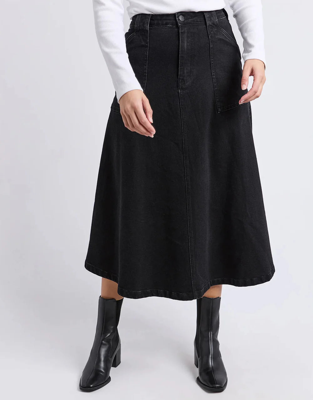 Potter Skirt - Washed Black