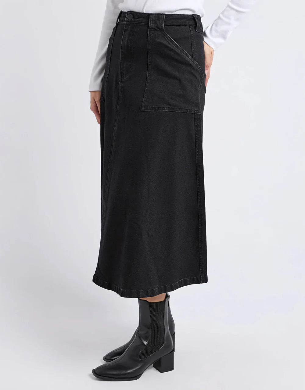 Potter Skirt - Washed Black