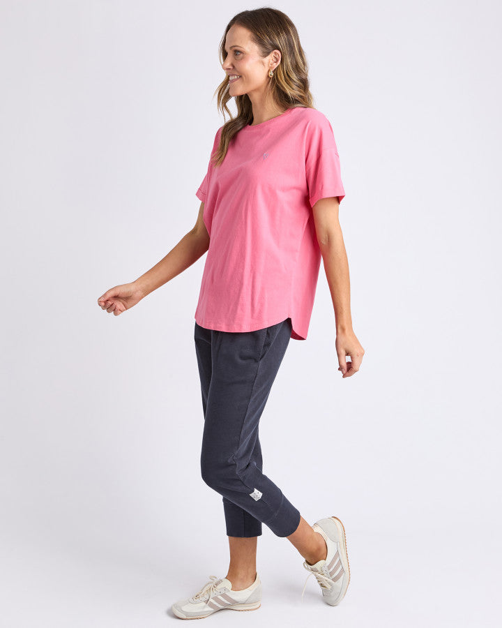 Halli Short Sleeve Tee - Azalea Pink