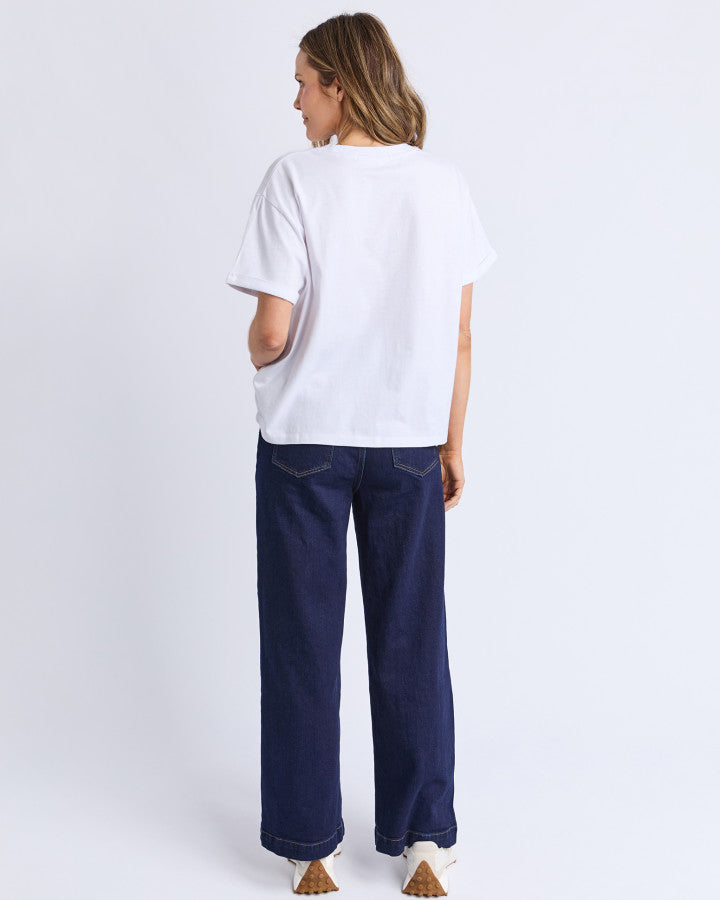 Huntleigh Oversized Tee -White