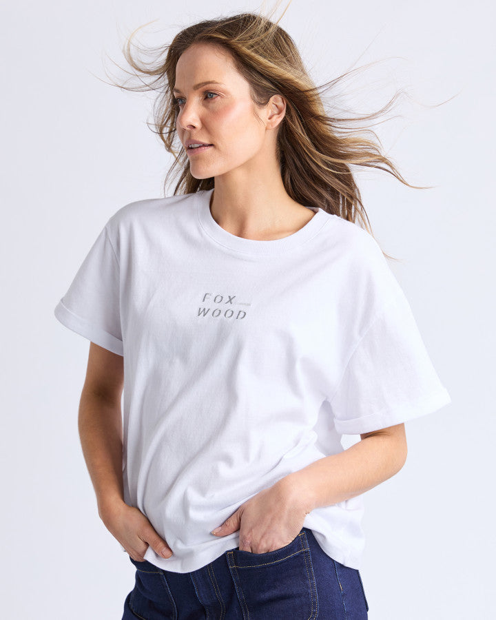 Huntleigh Oversized Tee -White