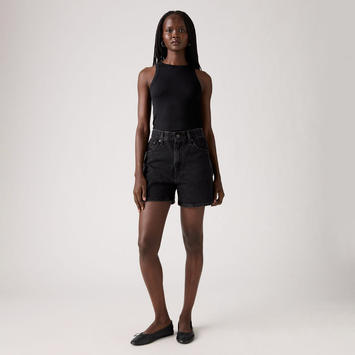 Levi's Women's Cinch Mid-Thigh Shorts - Open Mind - side