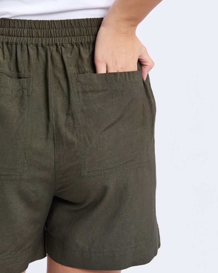 Margi Longline Short - Khaki