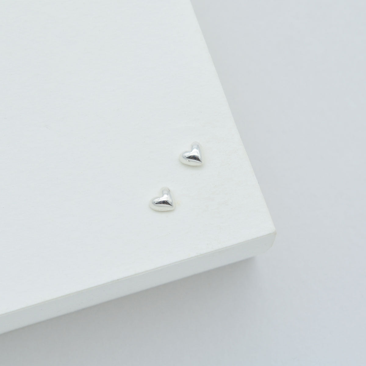 Amore Stud Earrings - Silver