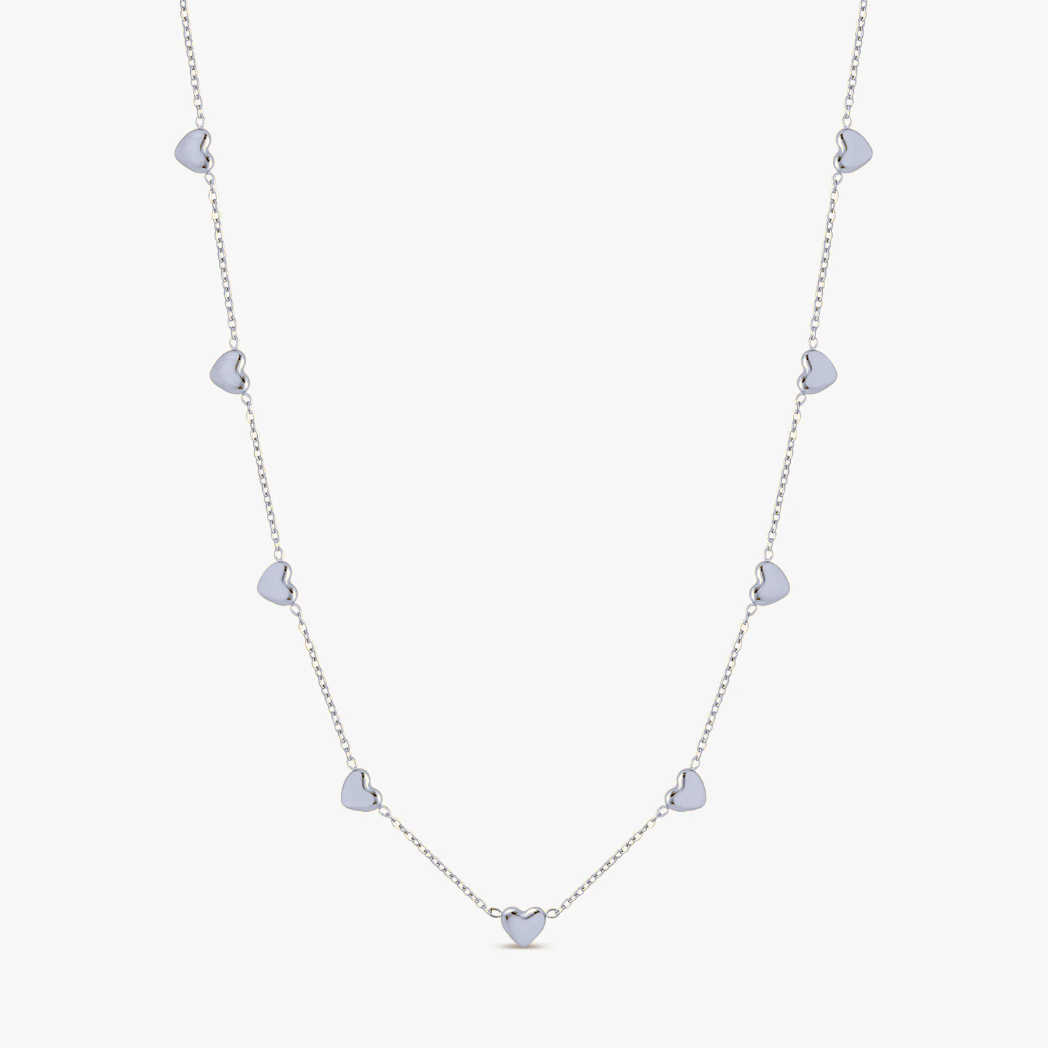 Mila Heart Necklace 2.0 - Silver
