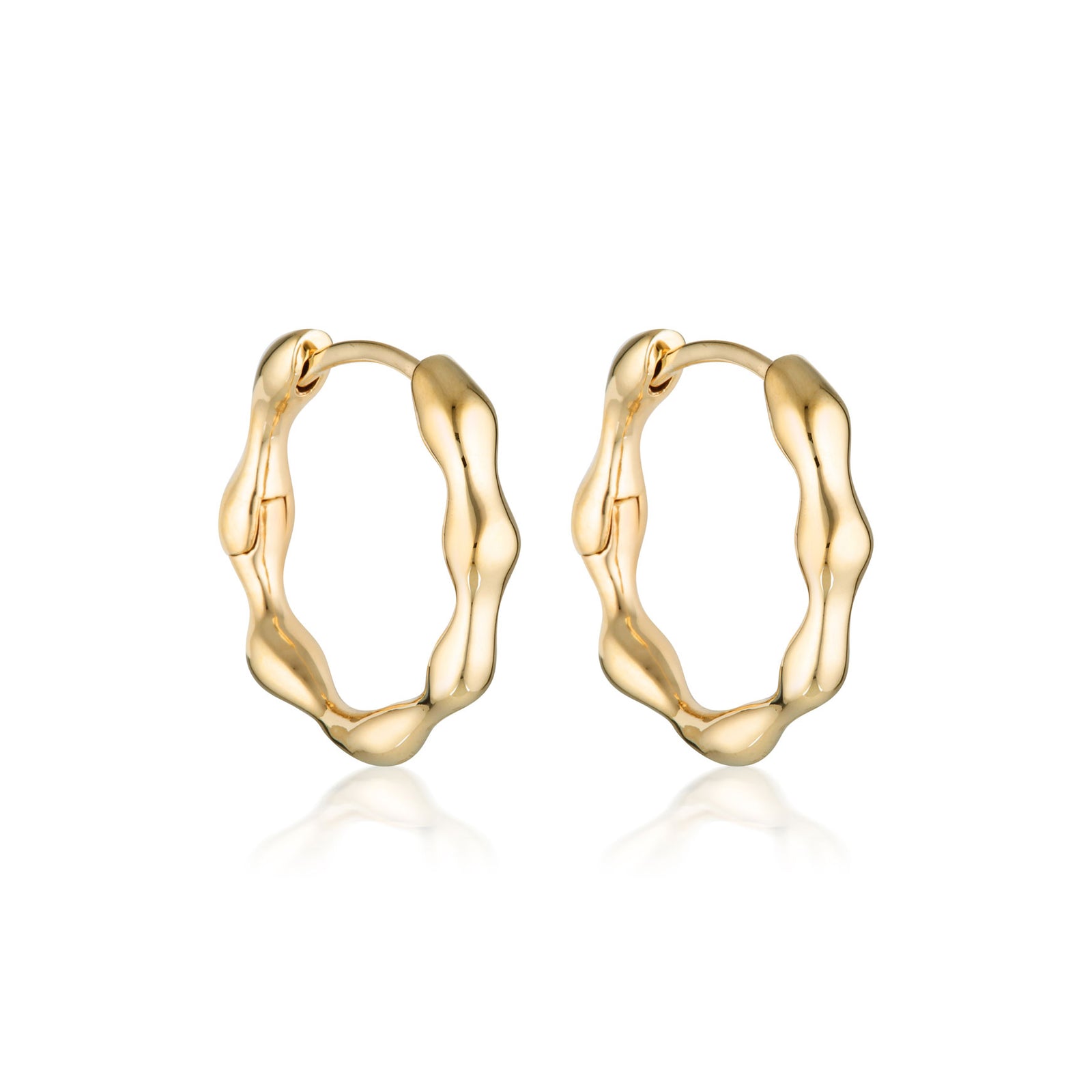 Organica Hoop Earrings - Gold