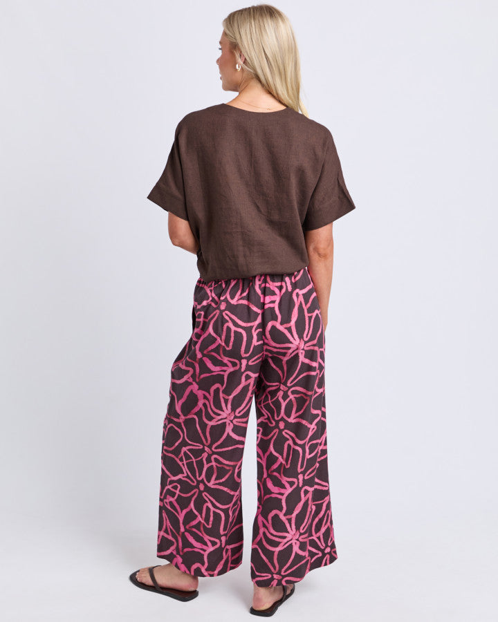 Palma Pants - Chocolate Print