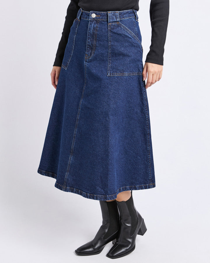 Potter Skirt - Indigo