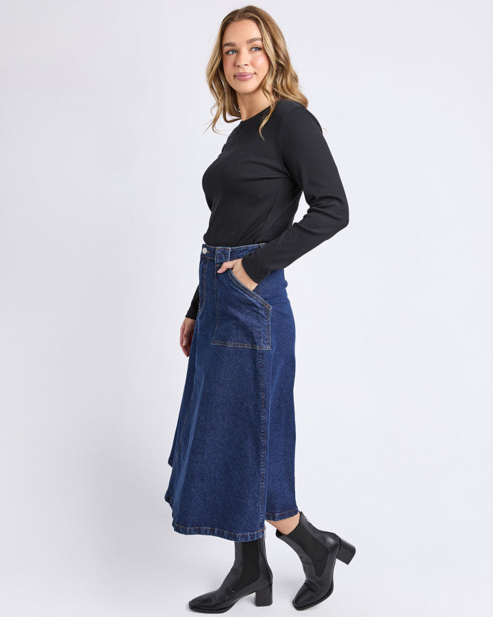 Potter Skirt - Indigo