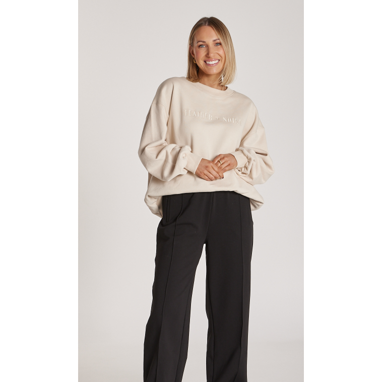 Noah Wide Leg Pant - Black