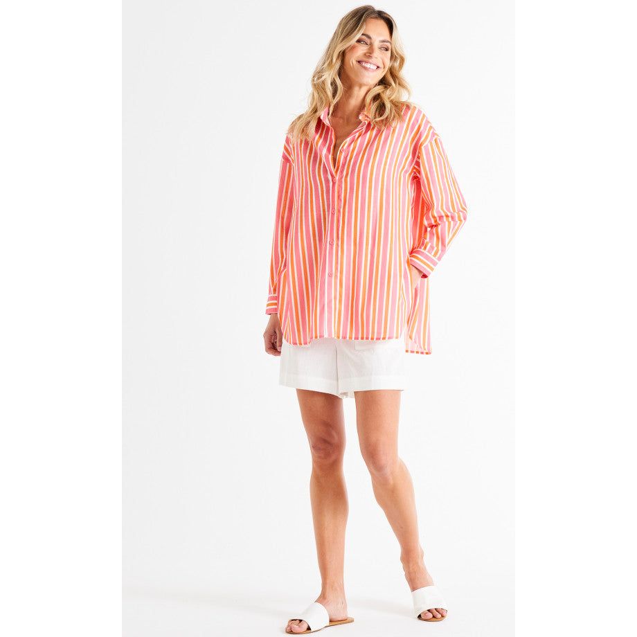 Quinn Shirt - Sundown Stripe