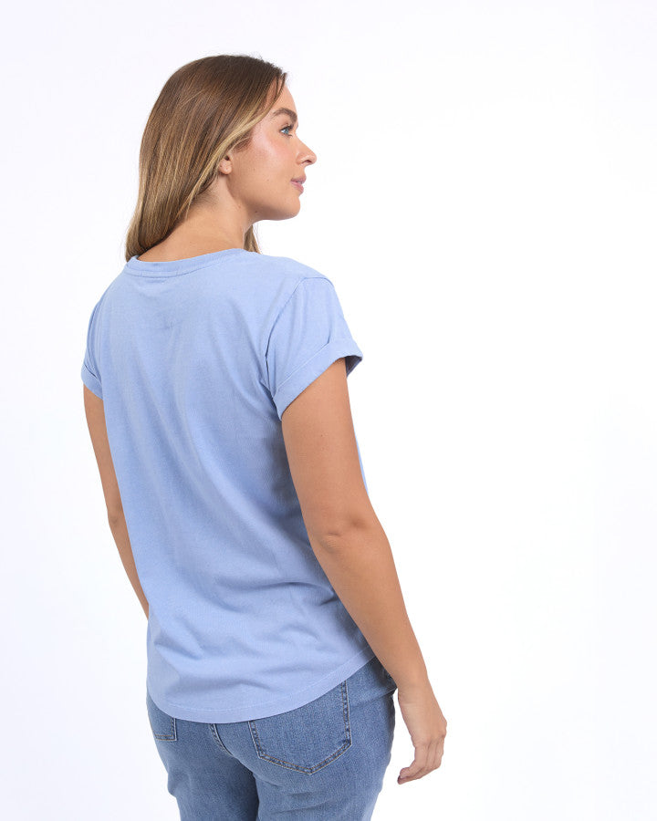Signature Tee - Light Blue