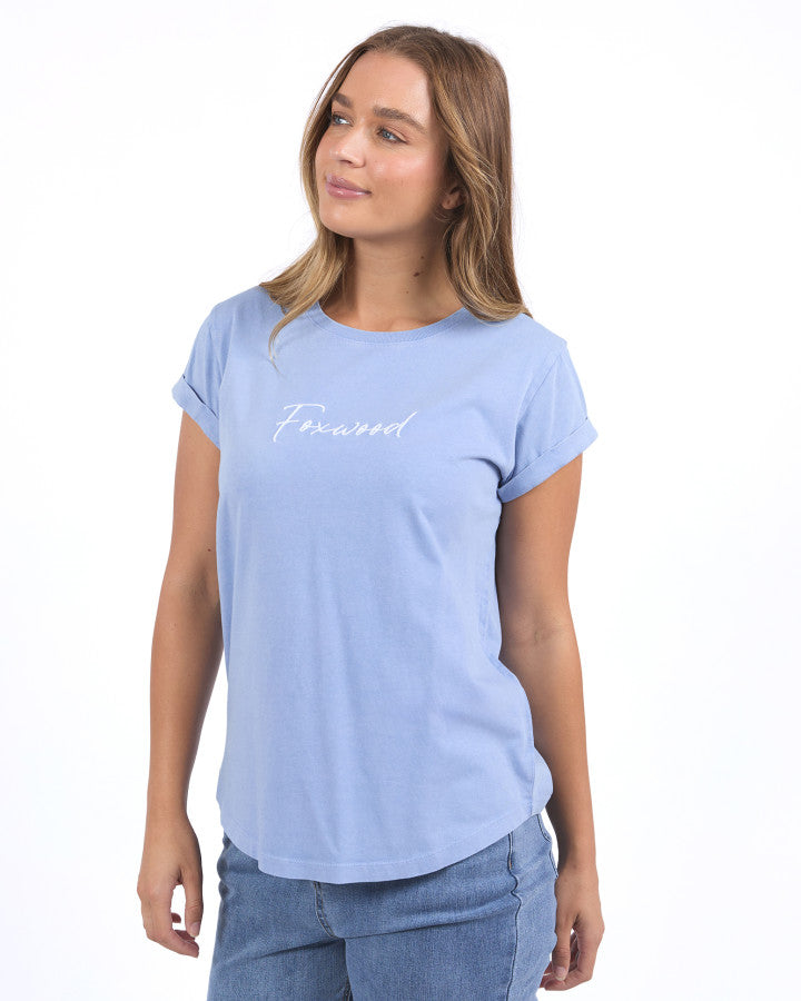 Signature Tee - Light Blue