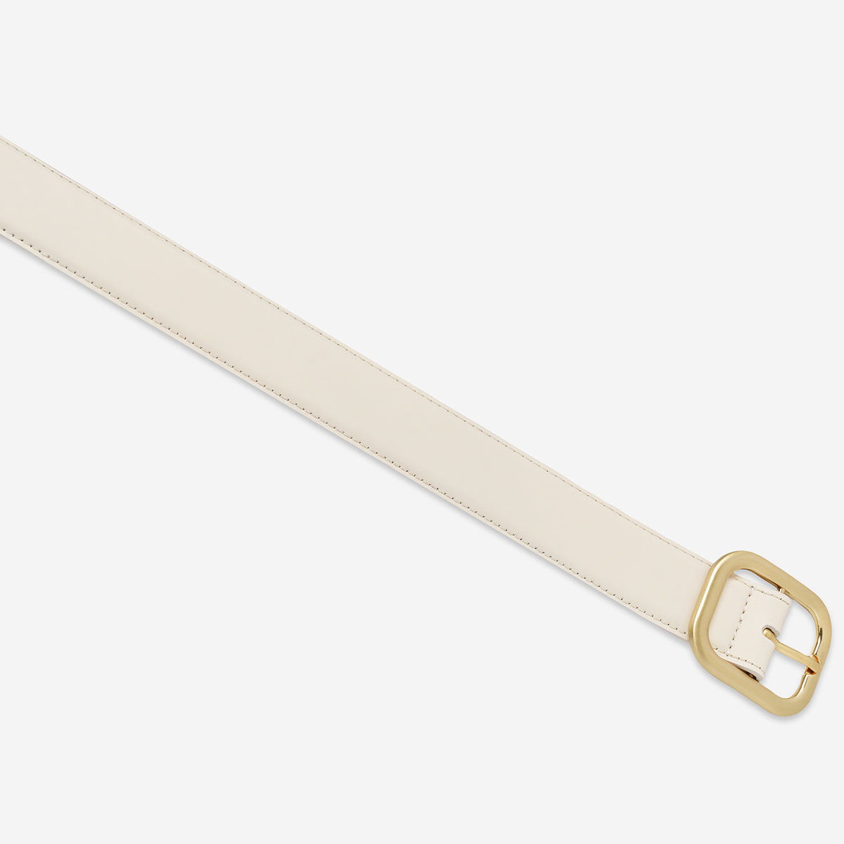 Falling Quiet Belt - Ivory Nappa / Gold