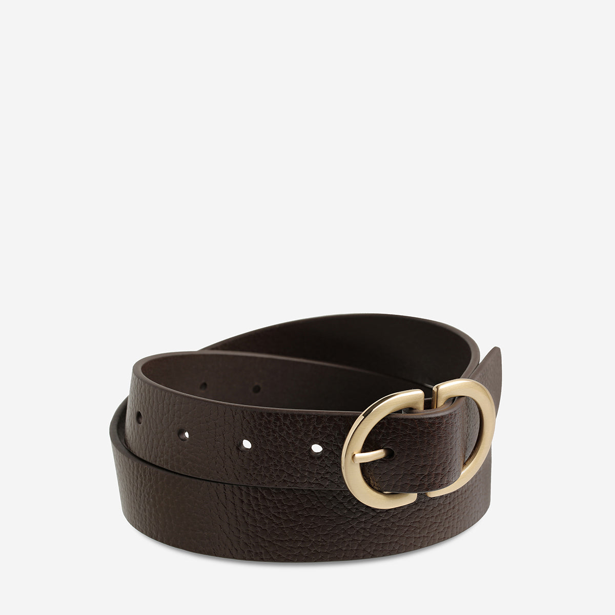 In Reverse Belt - Choc/Gold